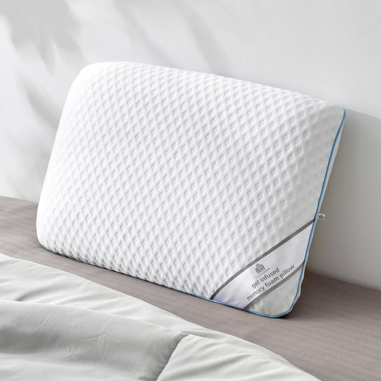 Slumber Gel Infused Memory Foam Pillow - 60x40cm