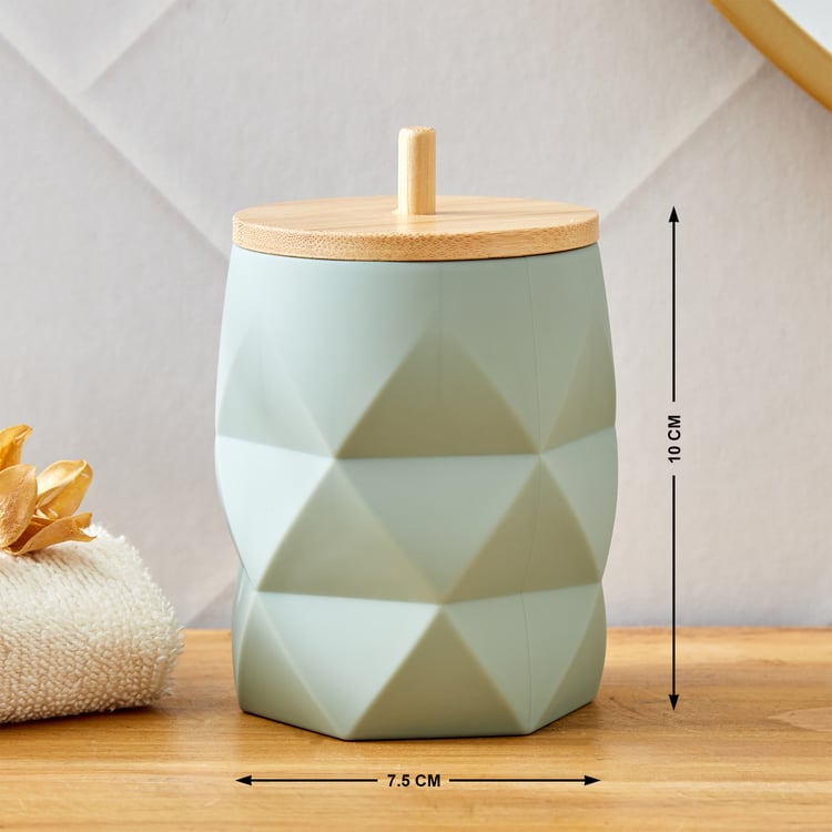 Intellio Boyle Cotton Jar with Bamboo Lid