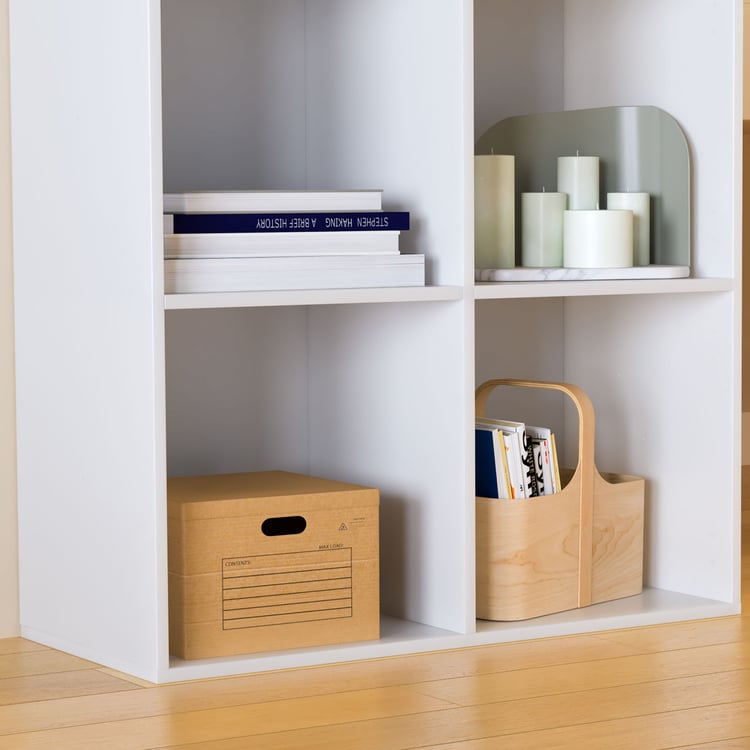Helios Soho 3-Tier Open Book Shelf - White