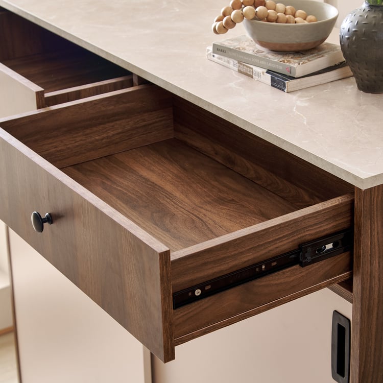 Addison 20 Pairs Shoe Cabinet with Drawer - Beige