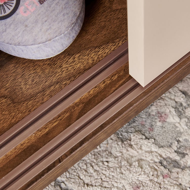 Addison 30 Pair Shoe Cabinet - Walnut