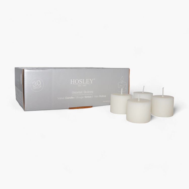 HOSLEY Set of 30 Votive Candles