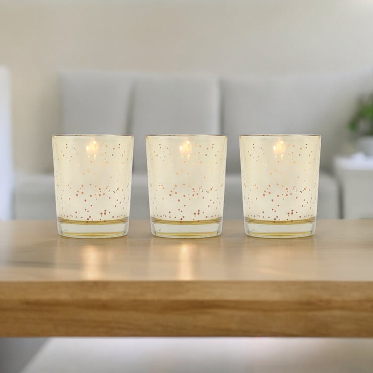 HOSLEY Set of 3 Sweet Pea Jasmine Scented Votive Candles