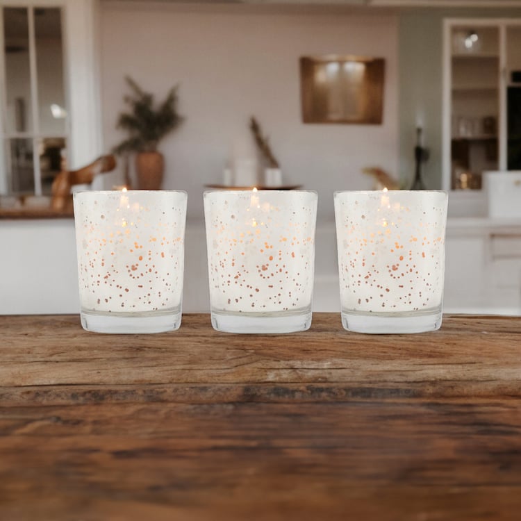 HOSLEY Set of 3 Sweet Pea Jasmine Scented Votive Candles