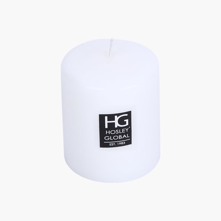 HOSLEY Set of 3 Unscented Pillar Candles