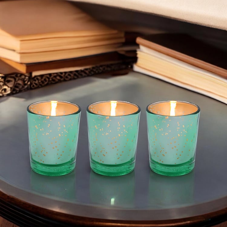 HOSLEY Set of 3 Sweet Pea Jasmine Scented Votive Candles