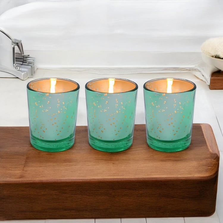 HOSLEY Set of 3 Sweet Pea Jasmine Scented Votive Candles