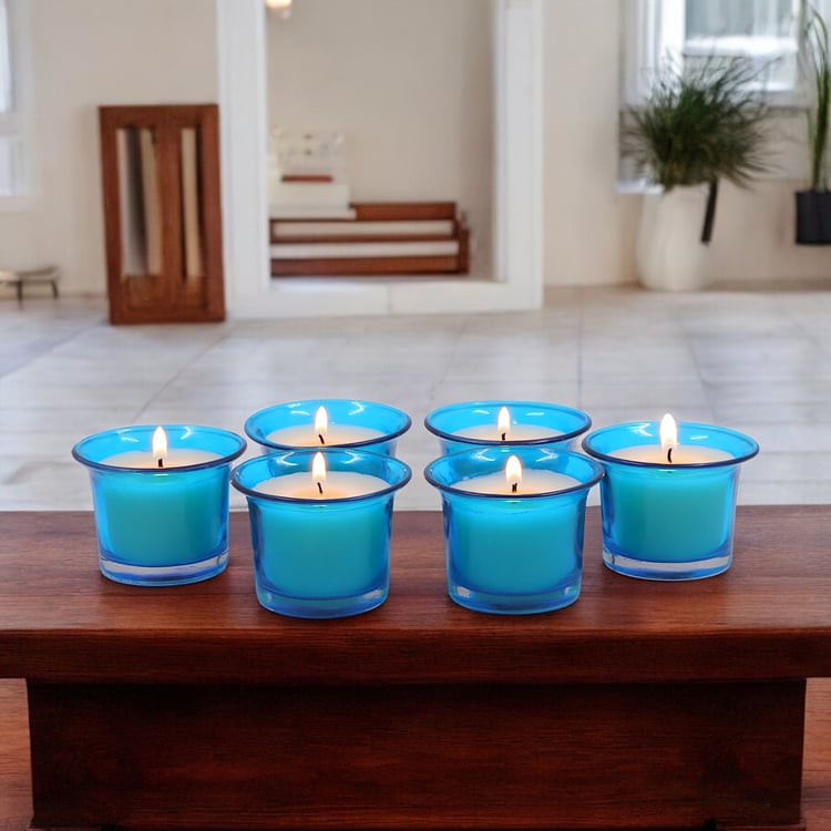 HOSLEY Set of 6 Unscented Votive Candles