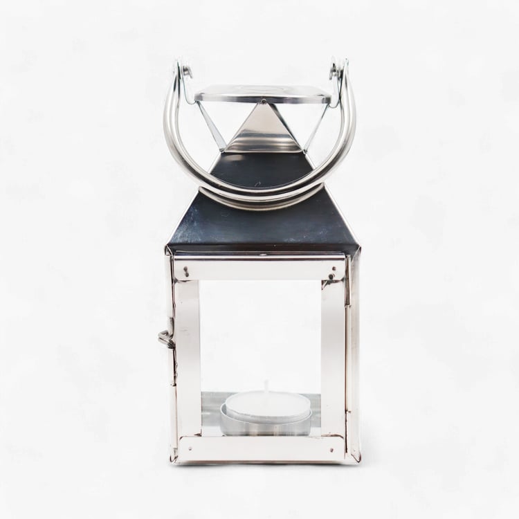 HOSLEY Metal Hanging Lantern with T-Light Candle