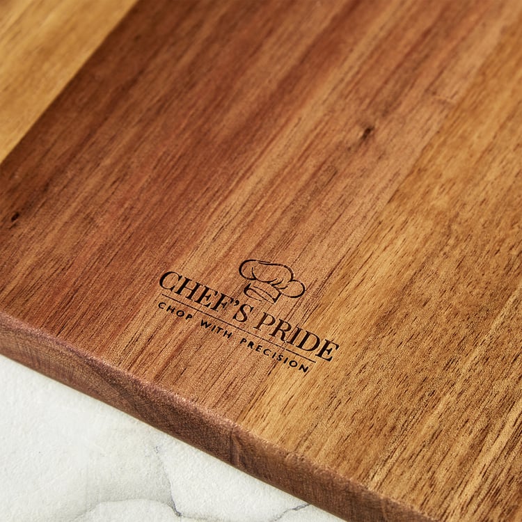 Chef's Pride Marion Acacia Wood Chopping Board with Handle