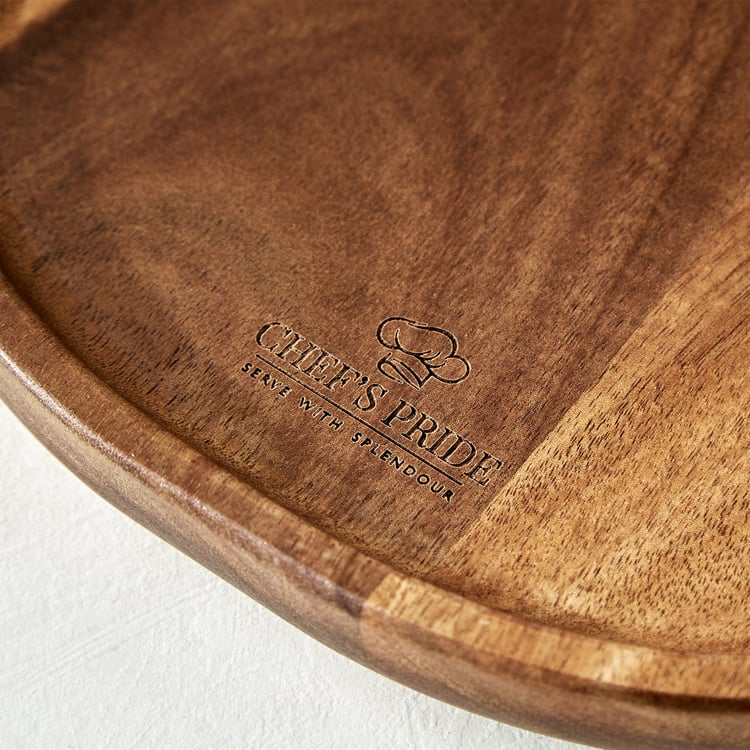 Chef's Pride Marion Acacia Wood Serving Platter - 20x30.5cm