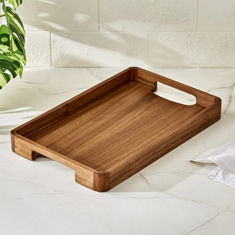 Chefs Pride Marion Acacia Wood Serving Tray - 36x23cm