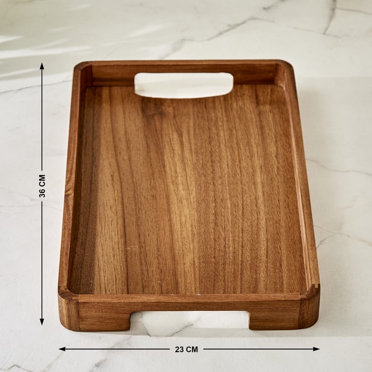 Chefs Pride Marion Acacia Wood Serving Tray - 36x23cm