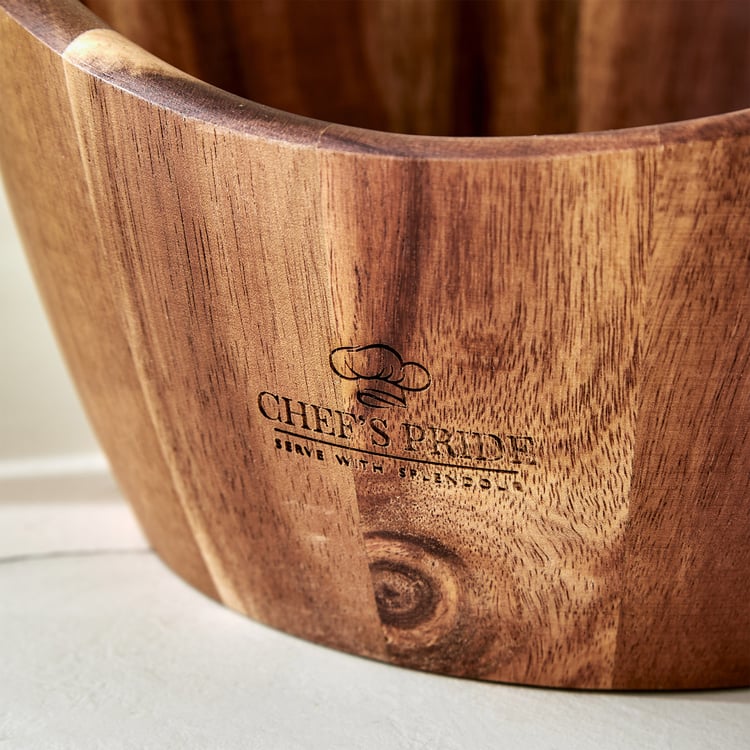 Chef's Pride Marion Acacia Wood Serving Bowl