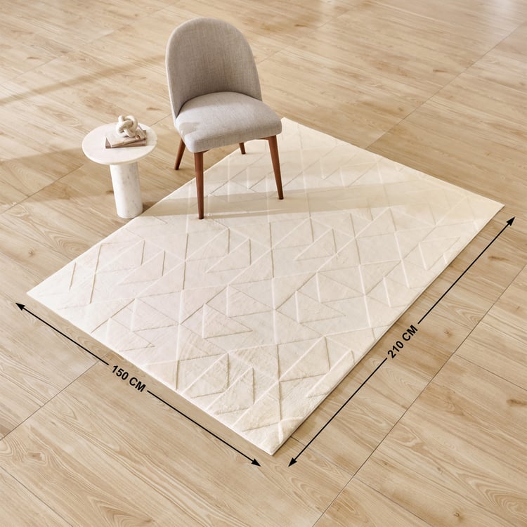 Quartz Oslo Jacquard Carpet with Canvas Backing - 210x150cm