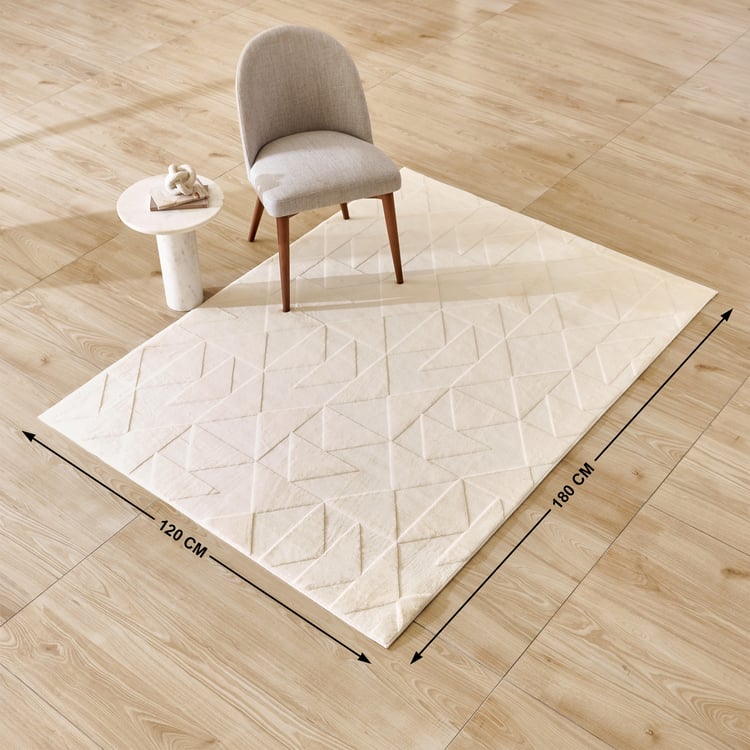 Quartz Oslo Jacquard Carpet with Canvas Backing - 180x120cm