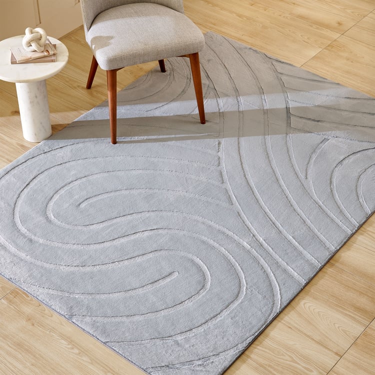Quartz Oslo Jacquard Carpet with Canvas Backing - 180x120cm