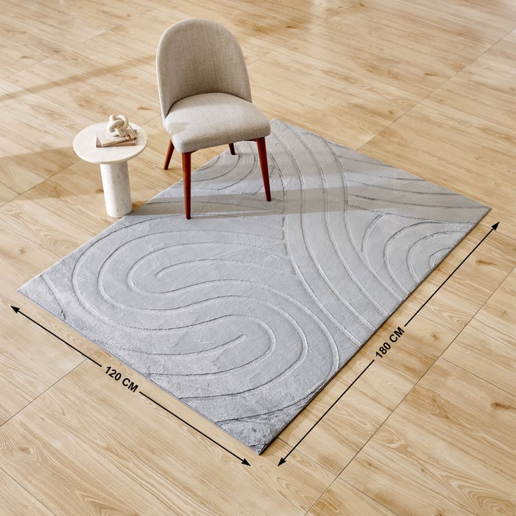 Quartz Oslo Jacquard Carpet with Canvas Backing - 180x120cm