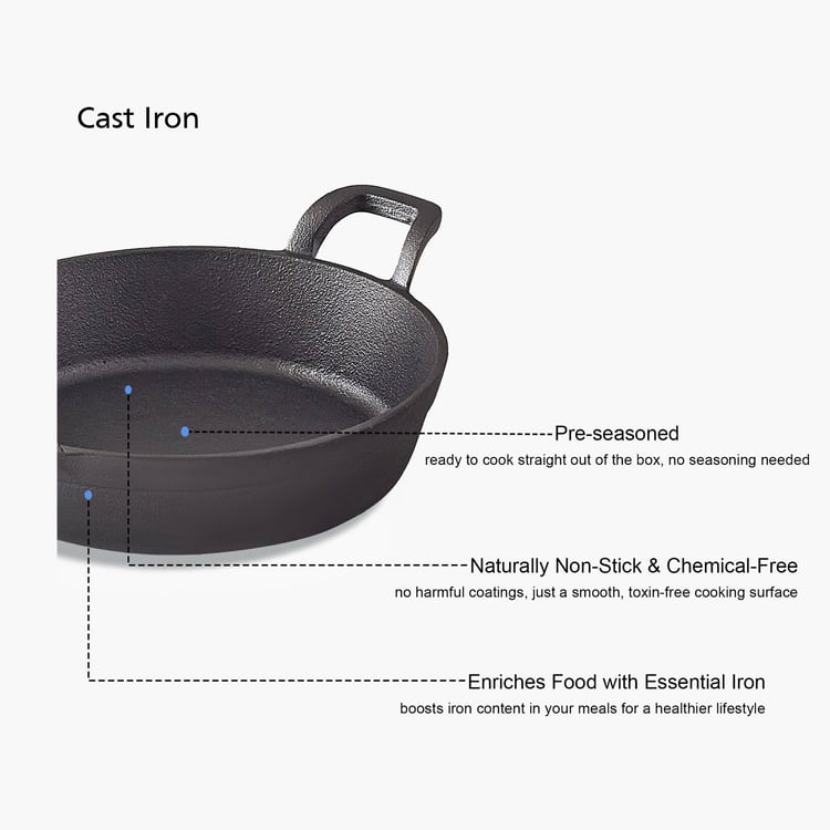 Terra Tales Sally Cast Iron Dosa Tawa - 30cm