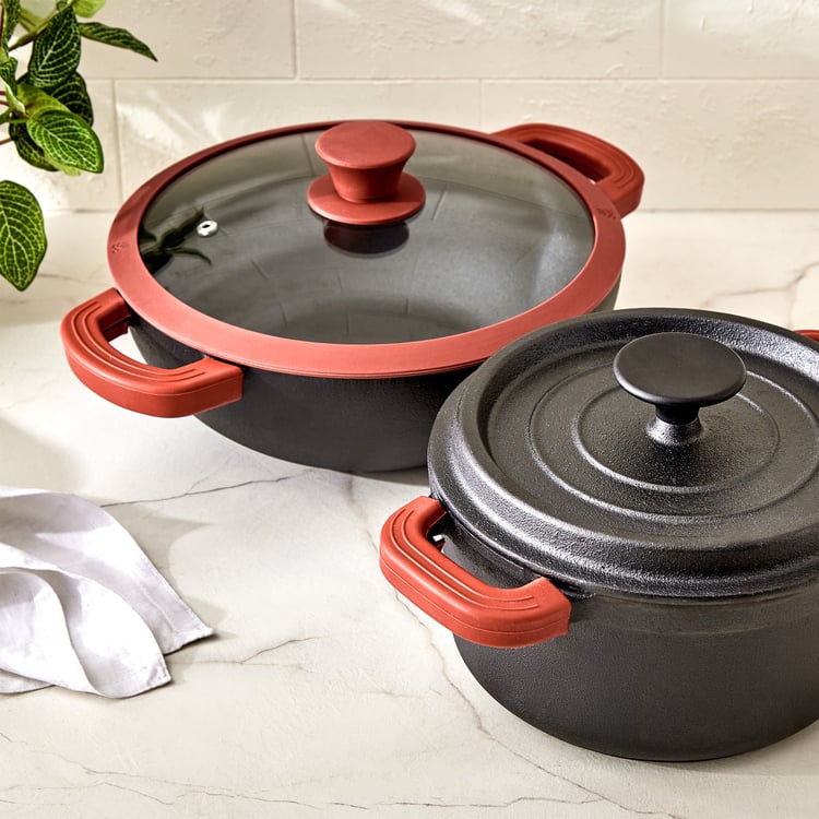 Terra Tales Sally Cast Iron Casserole with Lid - 2.35L