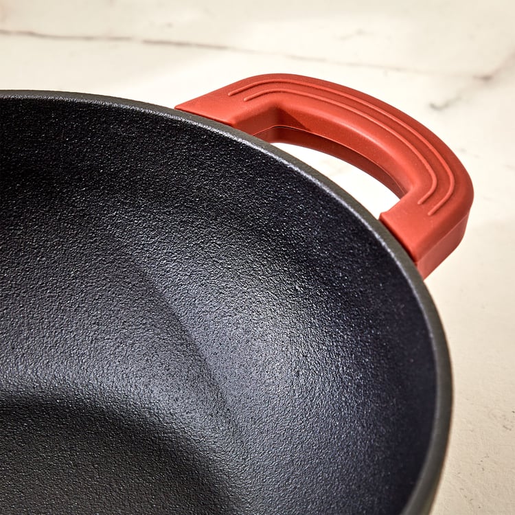 Terra Tales Sally Cast Iron Kadhai with Lid - 2.5L
