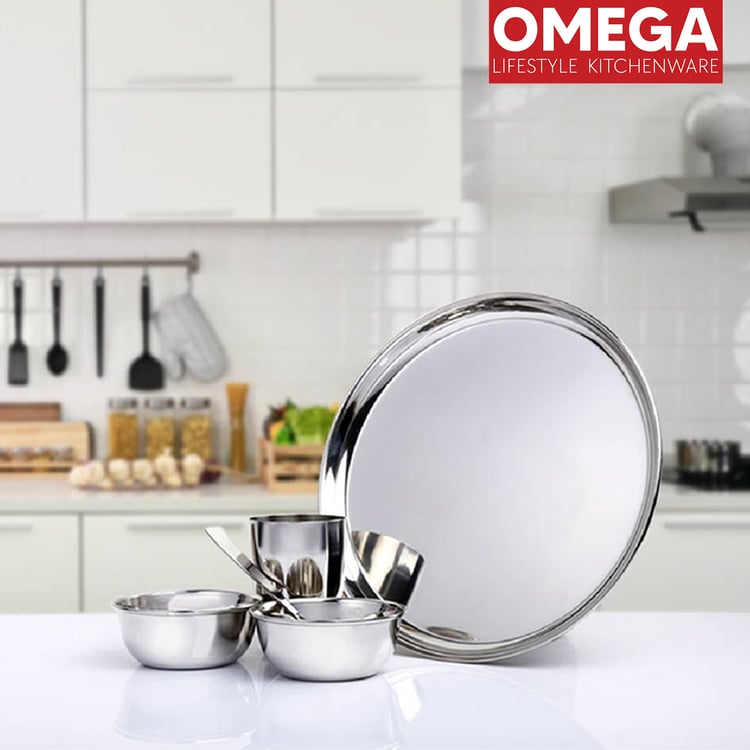 OMEGA 24Pcs Stainless Steel Dinner Set