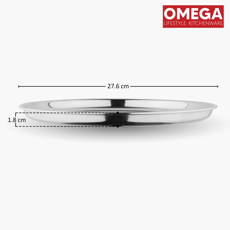 OMEGA 40Pcs Stainless Steel Dinner Set