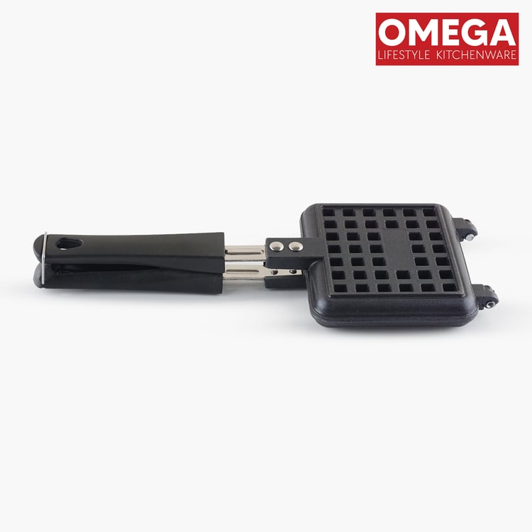 OMEGA Aluminium Non-Stick Waffle Maker