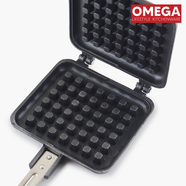 OMEGA Aluminium Non-Stick Waffle Maker