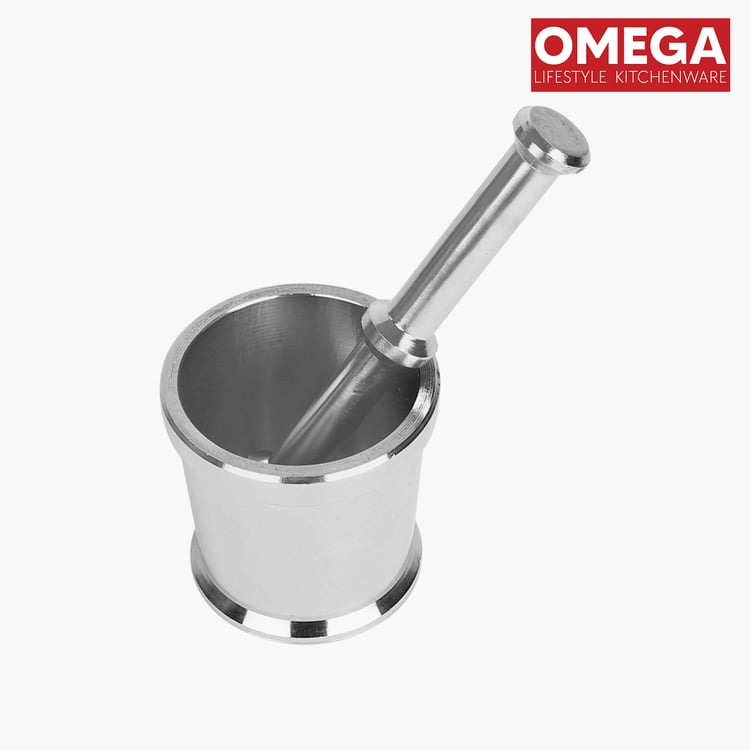 OMEGA Stainless Steel Mortar and Pestle