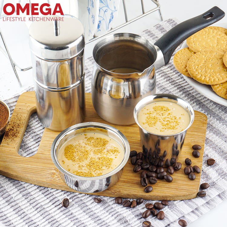 OMEGA 14Pcs Stainless Steel Filter Coffee Maker