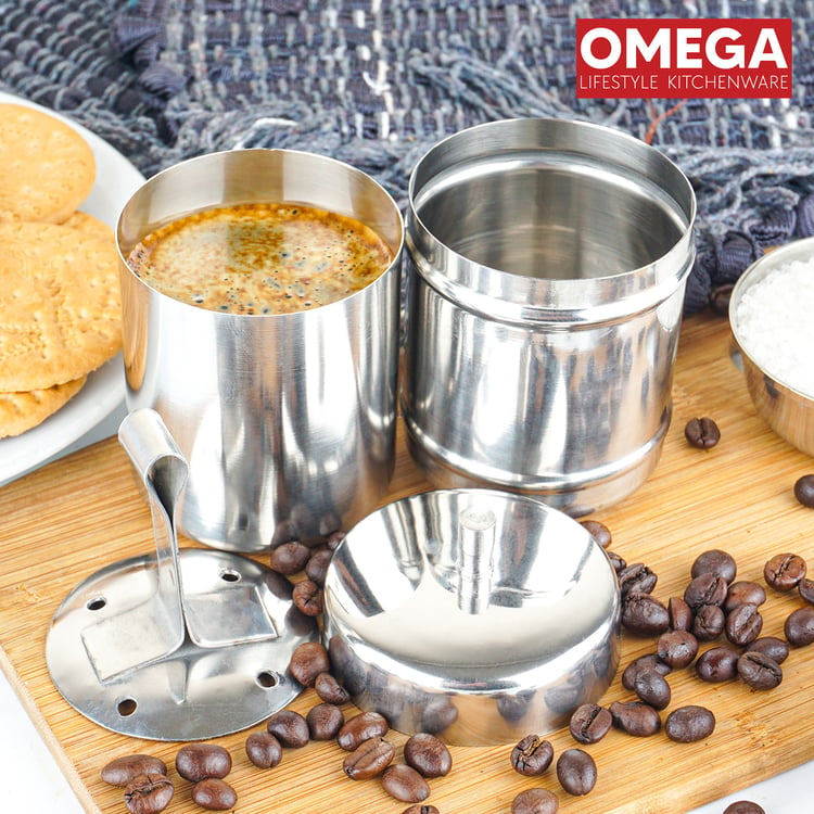 OMEGA 14Pcs Stainless Steel Filter Coffee Maker