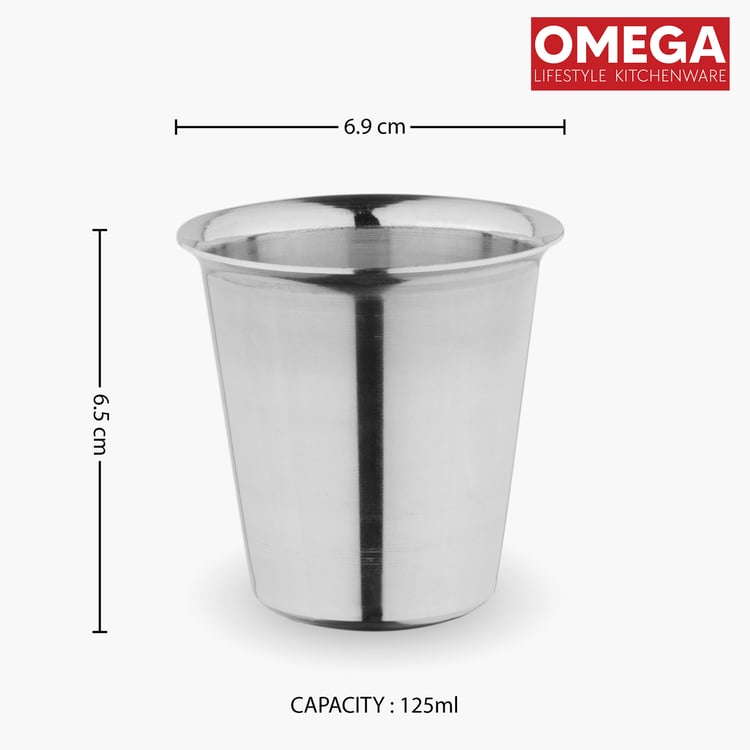 OMEGA 14Pcs Stainless Steel Filter Coffee Maker