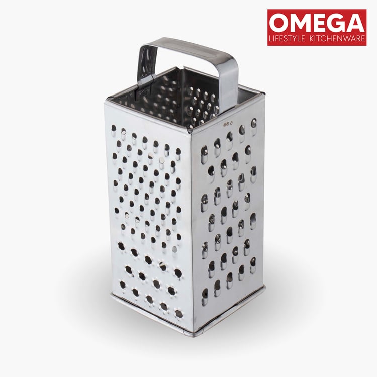OMEGA Stainless Steel 8-in-1 Four-Sided Grater and Slicer