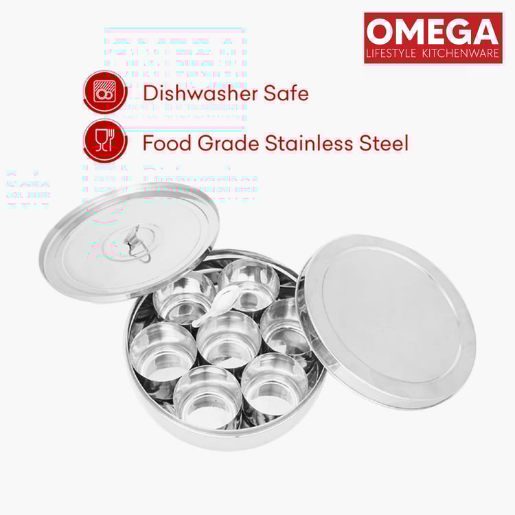 OMEGA Stainless Steel Spice Box - 1.9L