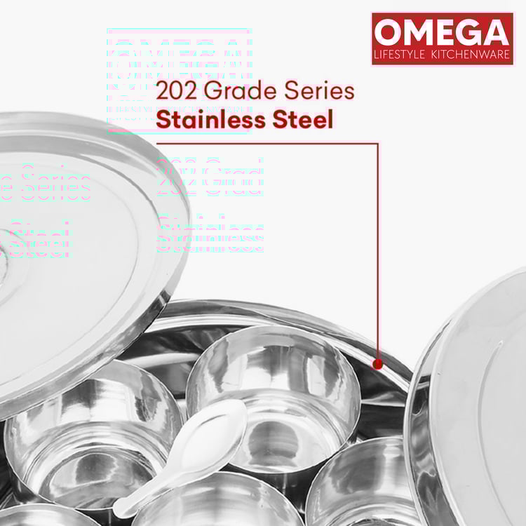 OMEGA Stainless Steel Spice Box - 1.9L