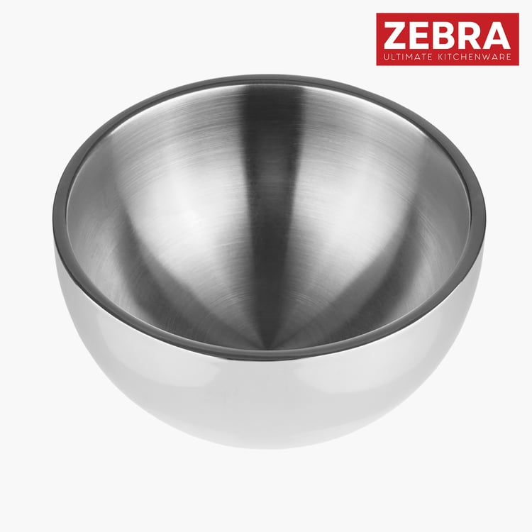 ZEBRA Double Wall Stainless Steel Serving Bowl with Lid - 1100ml