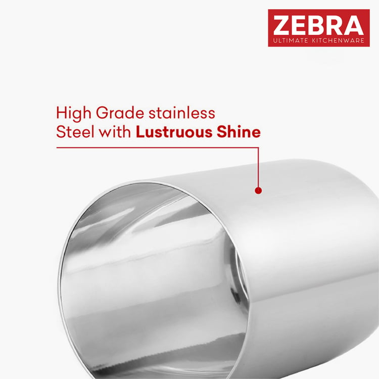 ZEBRA Set of 6 Stainless Steel Glass - 300ml