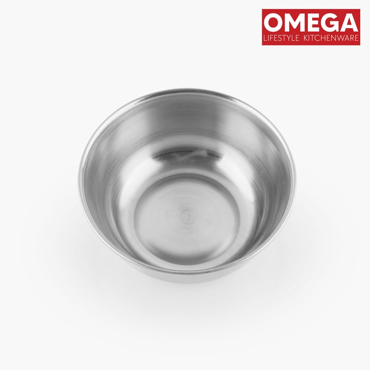 OMEGA IVY Set of 4 Stainless Steel Serving Bowls - 250ml