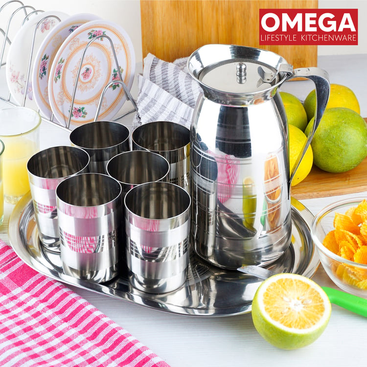 OMEGA Stainless Steel Jug - 1.7L