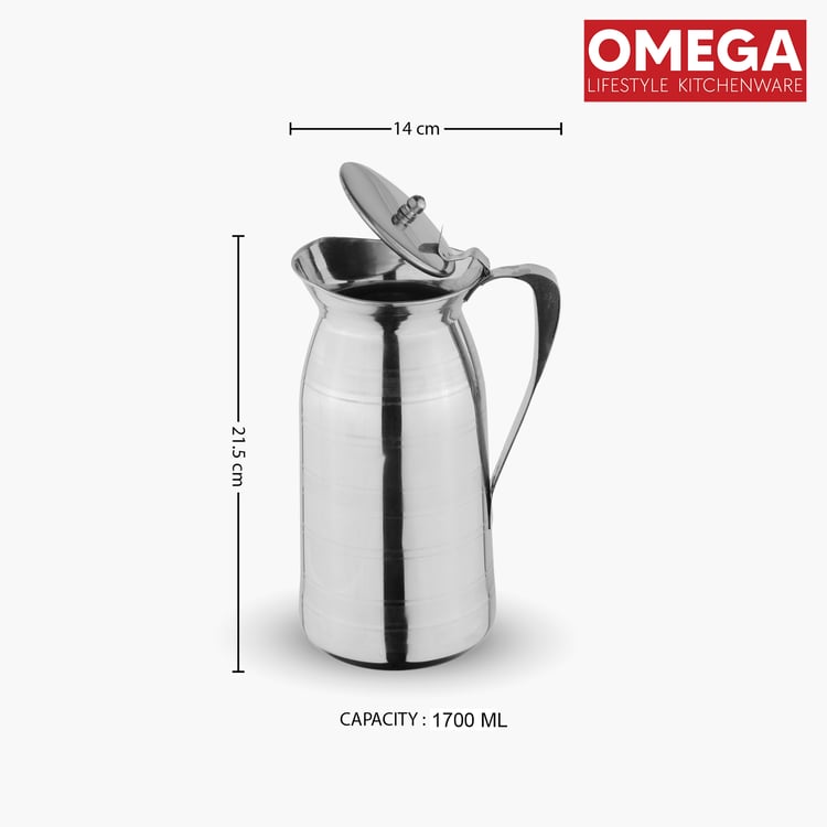 OMEGA Stainless Steel Jug - 1.7L