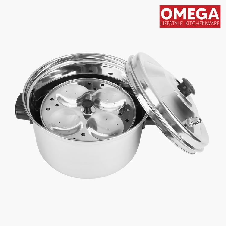 OMEGA Stainless Steel Idli Maker with Stand