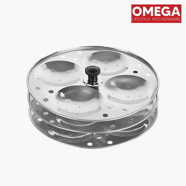 OMEGA Stainless Steel Idli Maker with Stand