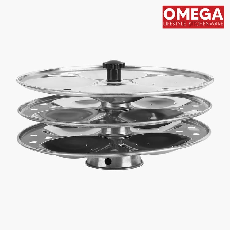 OMEGA Stainless Steel Idli Maker with Stand