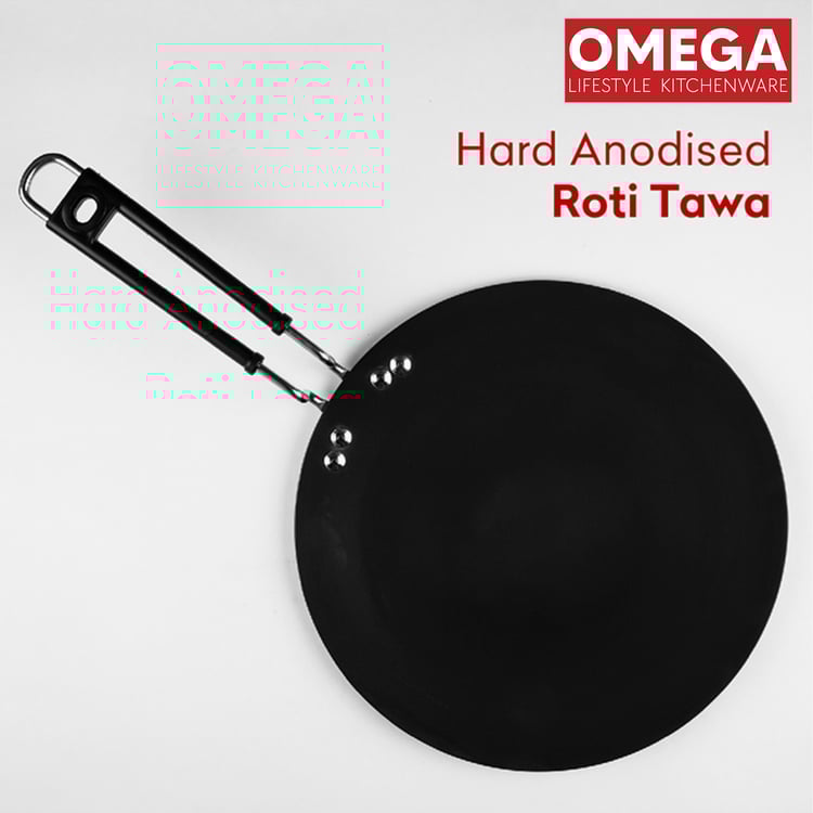 OMEGA G-Home Aluminium Hard Anodized Roti Tawa - 25cm