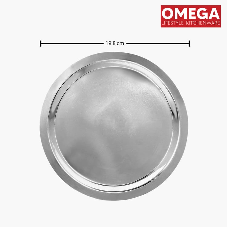 OMEGA 6Pcs Stainless Steel Copper Bottom Topes with Lids