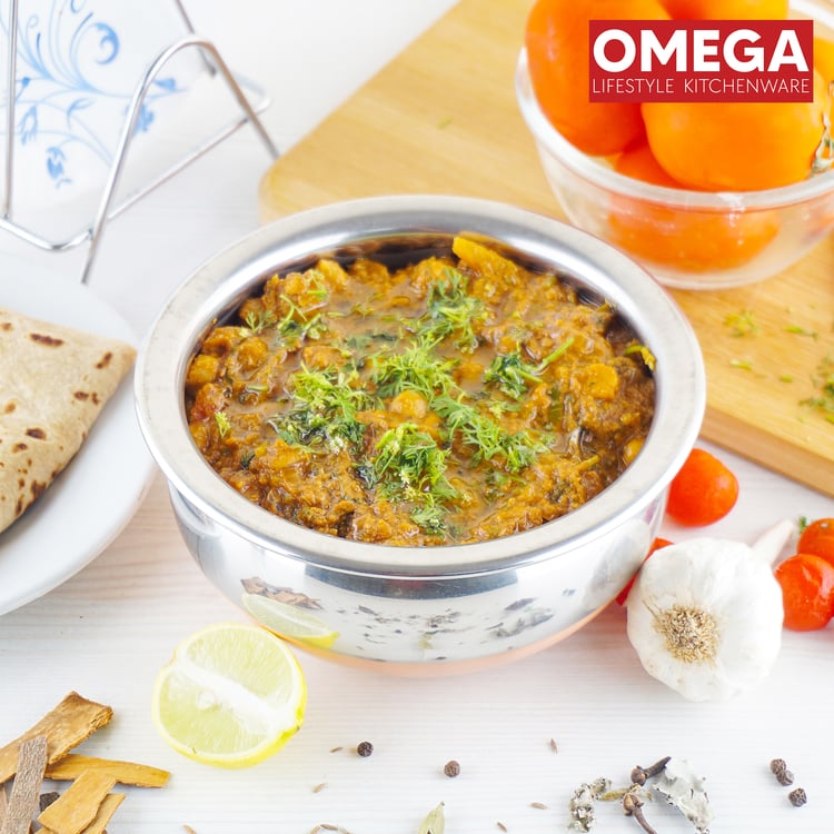OMEGA Stainless Steel Copper Bottom Handi - 2.1L