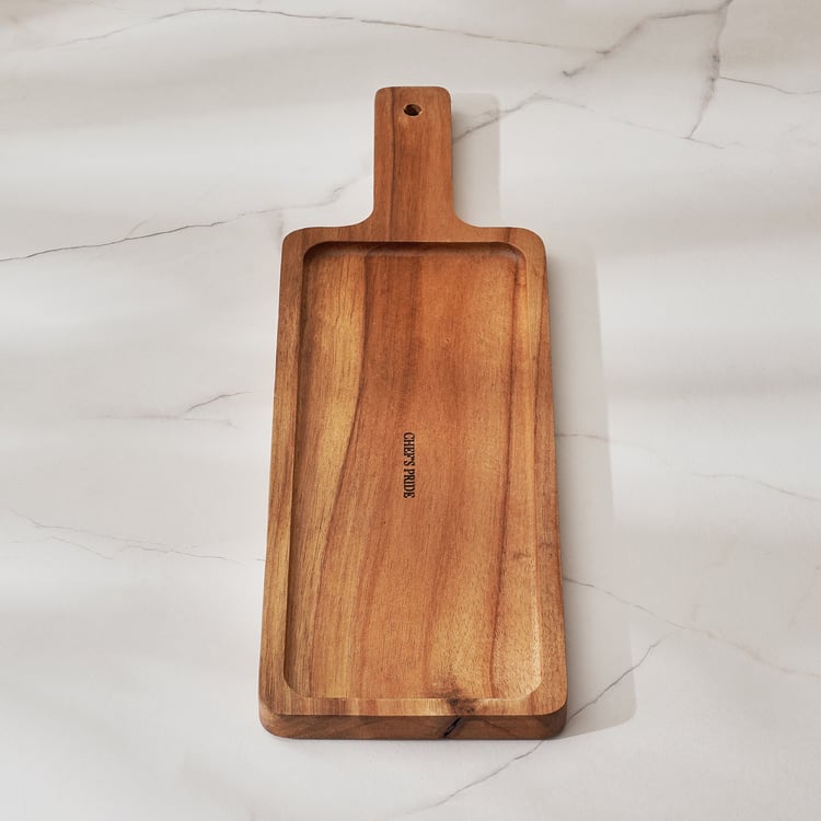 Chef's Pride Jepson Acacia Wood Serving Platter - 42x13cm