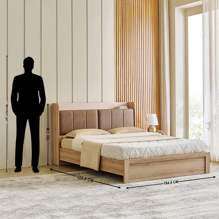 Lexus Savanna King Bed - Brown