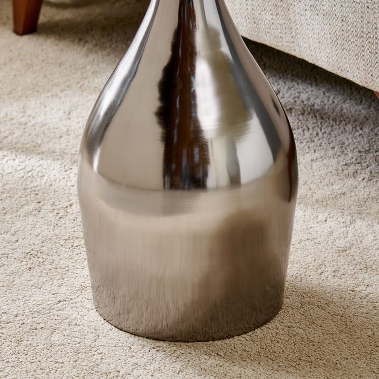 Vennie Metal Accent Table - Silver